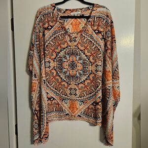 Rose and Olive Tunic Top